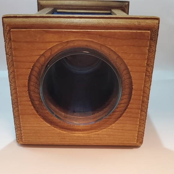 Vintage 1977 Wooden Candle Holder By Three Bears Irving Texas - Picture 6 of 7